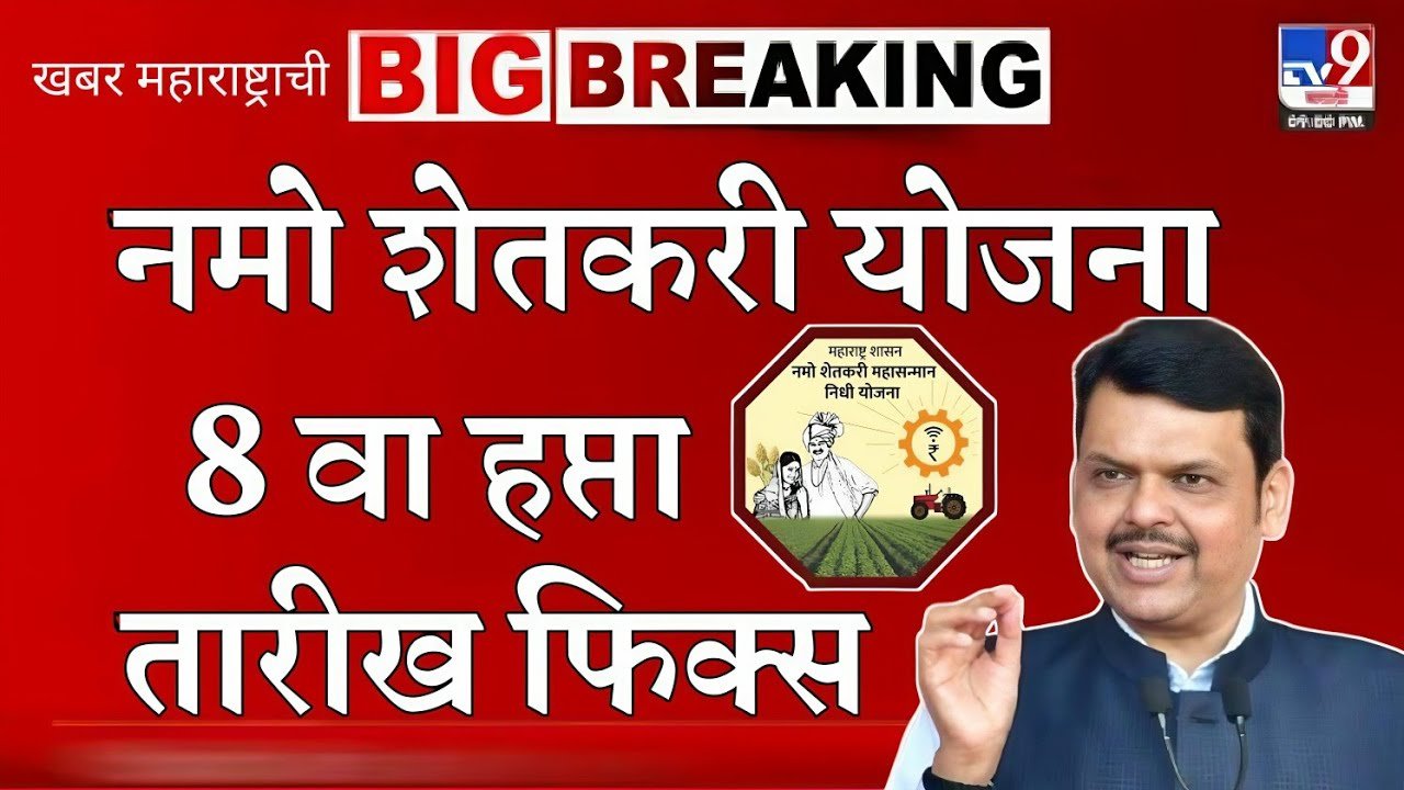 नमो शेतकरी योजना 8 वा हप्ता 2,000 रूपये खात्यावर जमा; नवीन यादी जाहीर